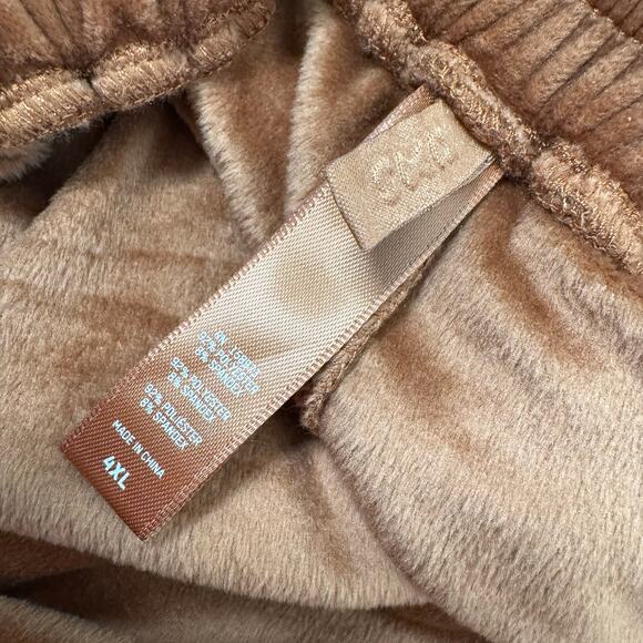 SKIMS Women's Brown High Rise Stretch Comfy Pull On Jogger Pant Plus Size 4X - Picture 7 of 8